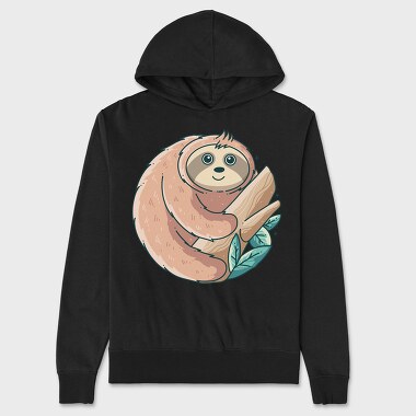 Cute Sloth 2, Hanorac Oversize Barbati (Unisex)