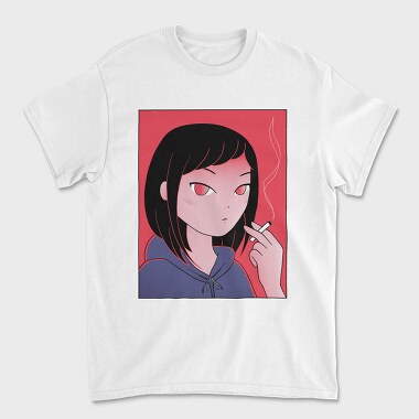 Smoke Red Eyes, Tricou Barbati (Unisex)