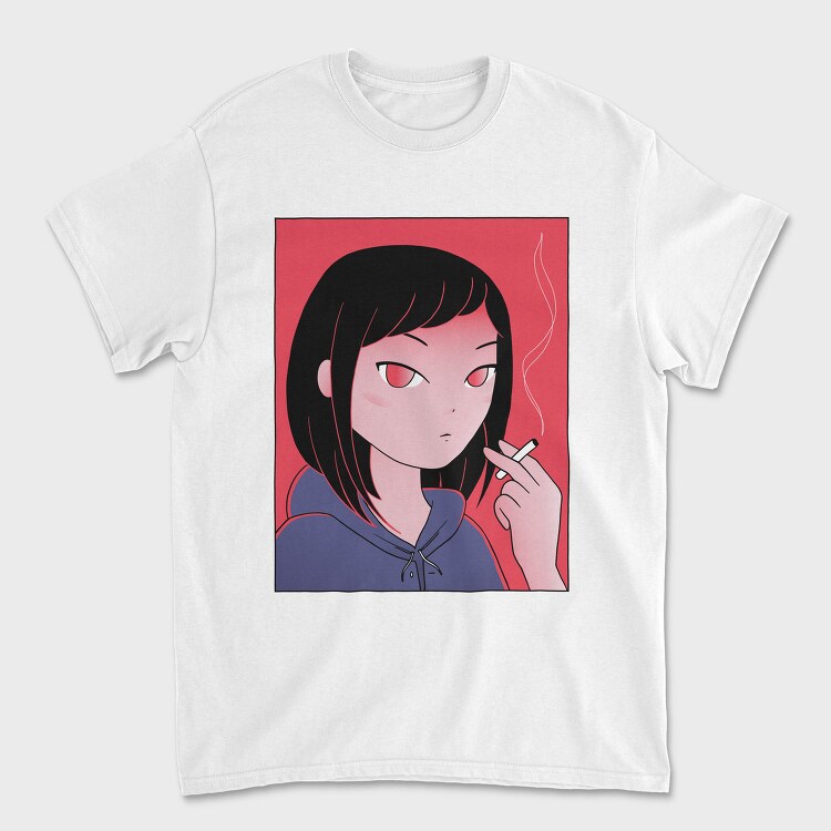 Smoke Red Eyes, Tricou Barbati (Unisex)