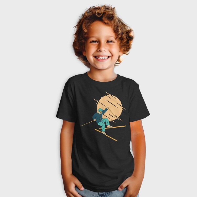 Skier Falling, Tricou Copii