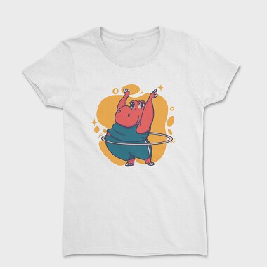 Tricou Femei, Hippo Hula Hoop