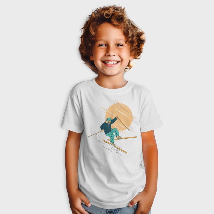 Skier Falling, Tricou Copii