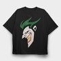 Joker Grin, Tricou Oversize Barbati (Unisex)