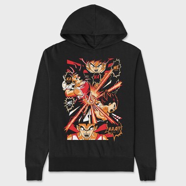 Dragon Ball Z 51, Hanorac Oversize Barbati (Unisex)