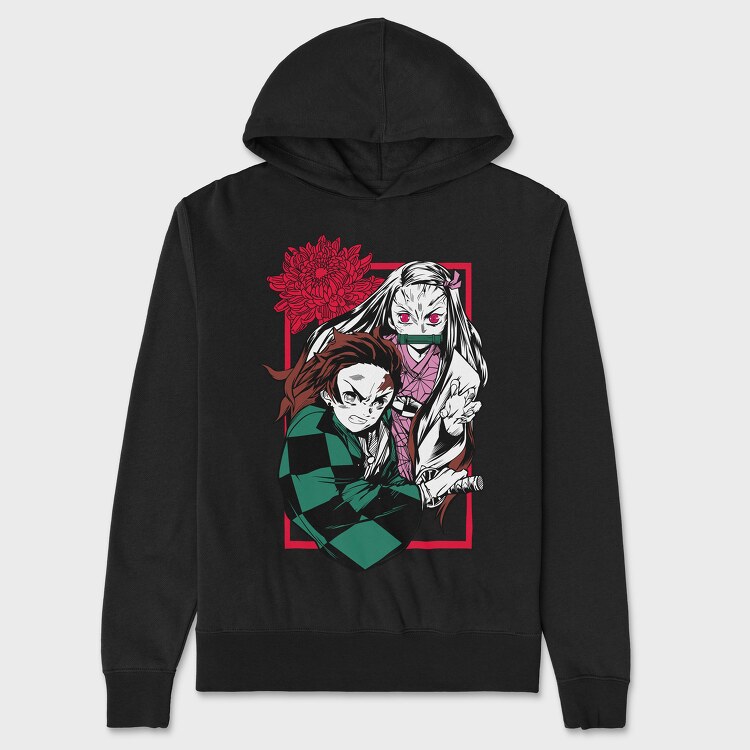 Demon Slayer 19, Hanorac Oversize Barbati (Unisex)