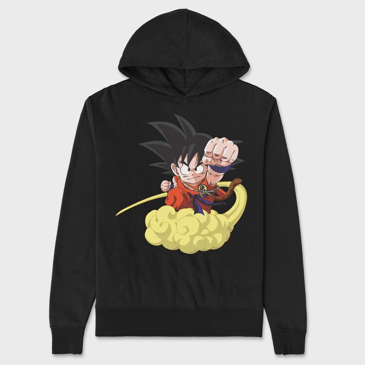 Cartoon Retro Dragon Ball Z 1, Hanorac Oversize Barbati (Unisex)