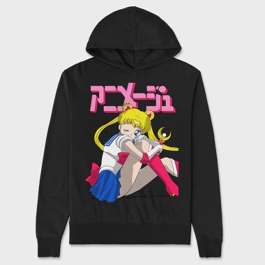 Sailor Moon 4, Hanorac Oversize Barbati (Unisex)