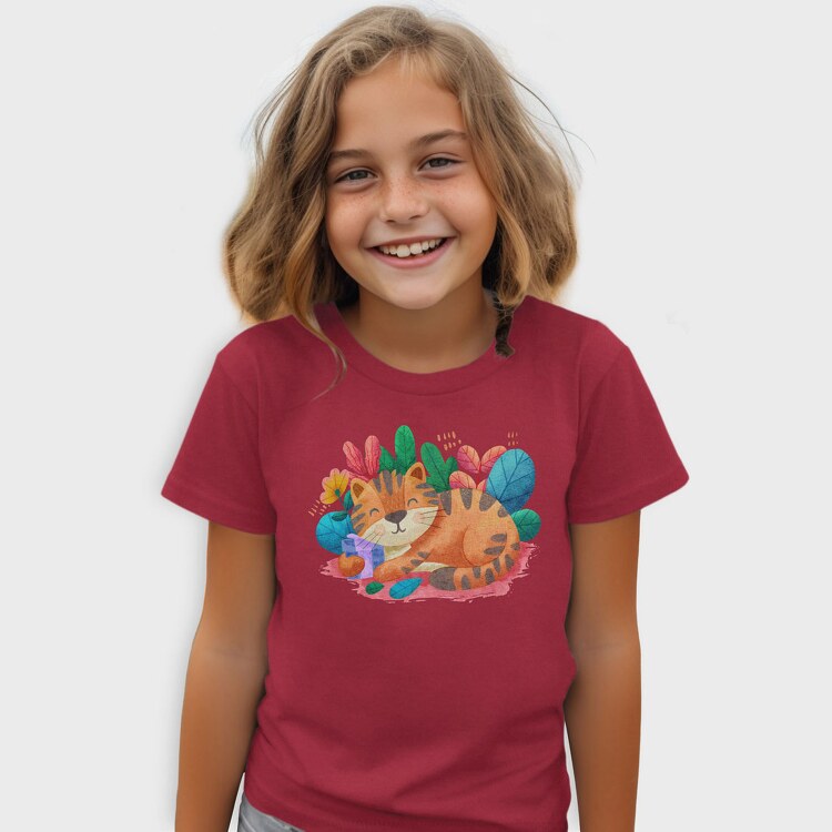 Watercolor Cat, Tricou Copii