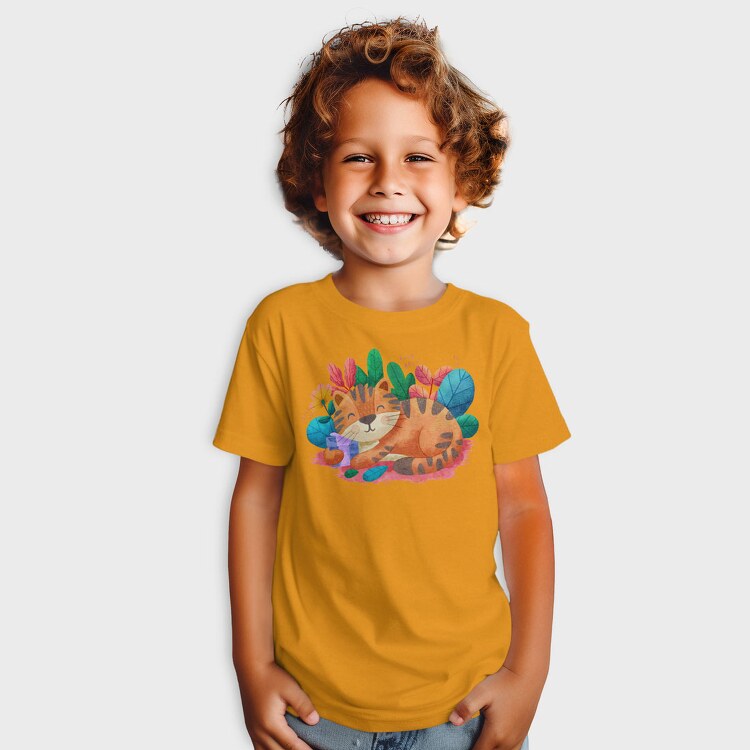 Watercolor Cat, Tricou Copii