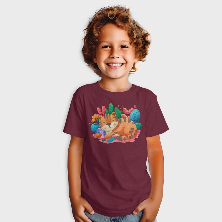 Watercolor Cat, Tricou Copii