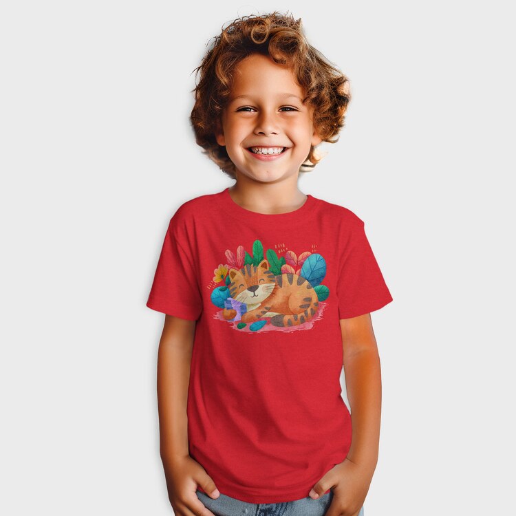 Watercolor Cat, Tricou Copii