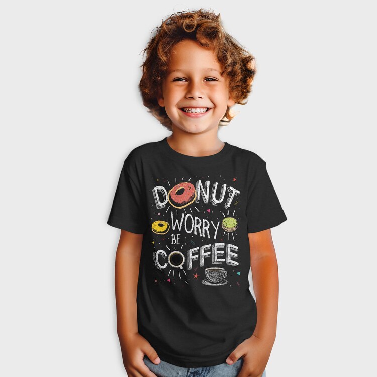 Donut Worry Be Coffee, Tricou Copii