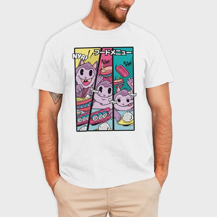Ramen Munch Flip, Tricou Barbati (Unisex)