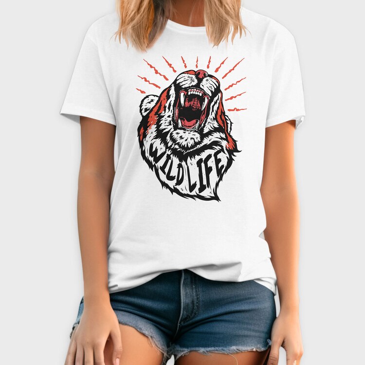 Wildlife Roar, Tricou Barbati (Unisex)