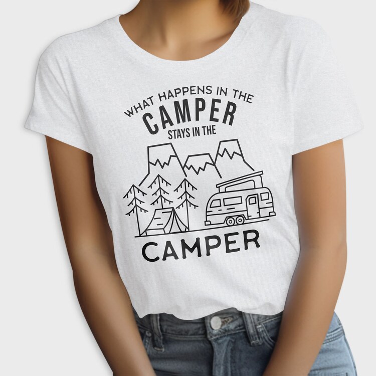 What Happens in the Camper, Tricou Femei