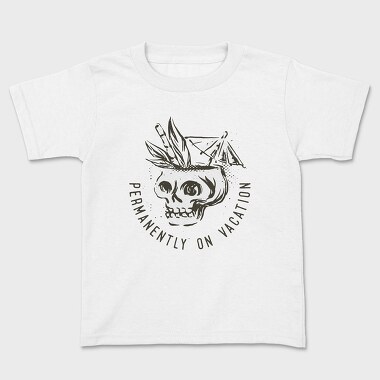 Tricou Copii, Summer Vacation Skull