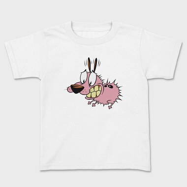 Cartoon Retro Courage the Cowardly Dog 1, Tricou Copii