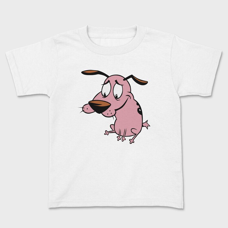 Tricou Copii, Cartoon Retro Courage the Cowardly Dog 4