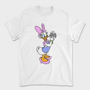 Cartoon Retro Daisy Duck 2, Tricou Barbati (Unisex)