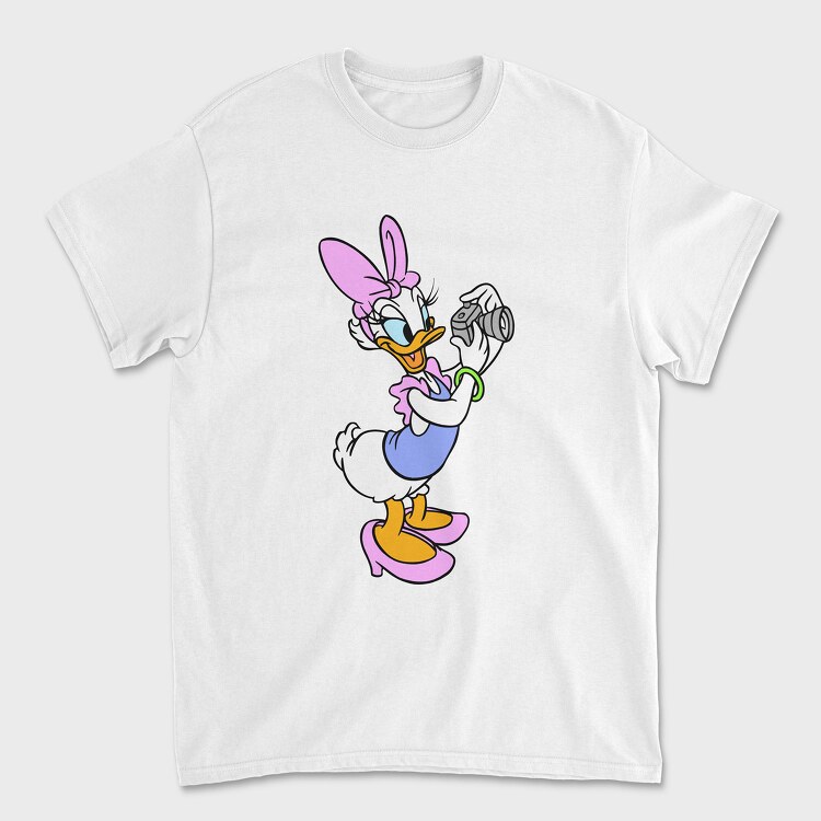 Tricou Barbati (Unisex), Cartoon Retro Daisy Duck 2