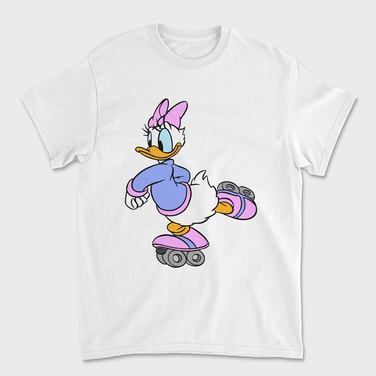 Tricou Barbati (Unisex), Cartoon Retro Daisy Duck 3