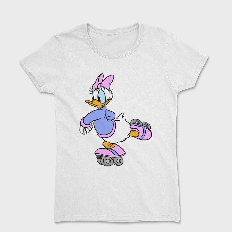 Tricou Femei, Cartoon Retro Daisy Duck 3