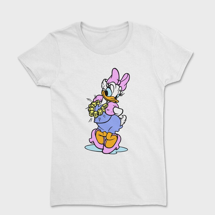 Tricou Femei, Cartoon Retro Daisy Duck 5