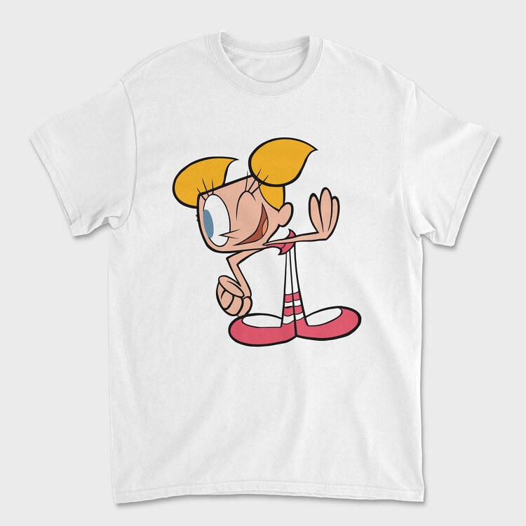 Tricou Barbati (Unisex), Cartoon Retro Dexter Laboratory 4