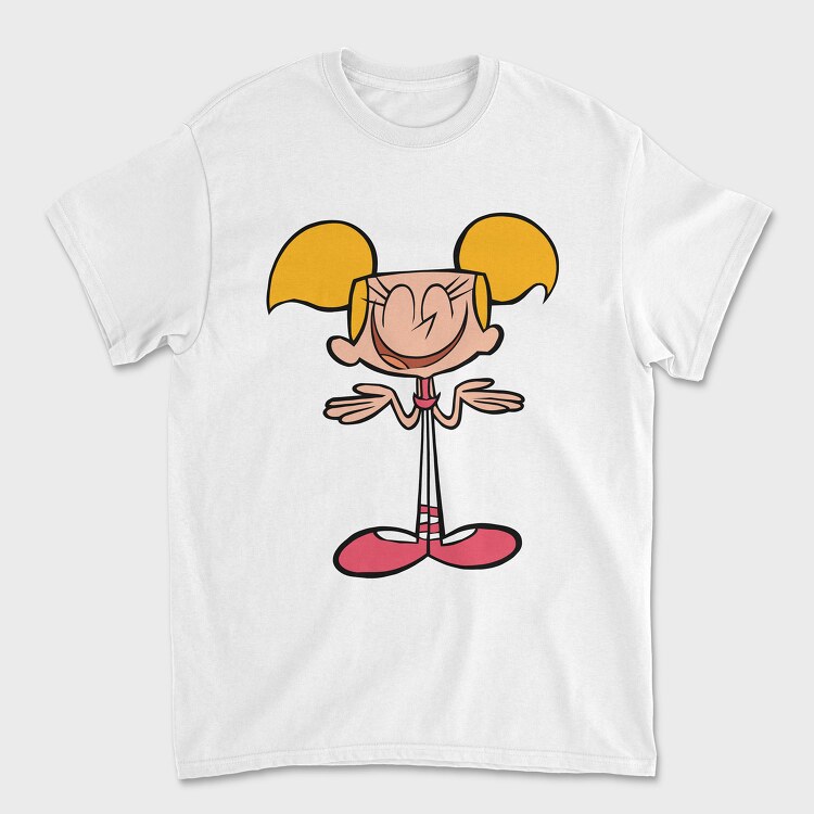 Tricou Barbati (Unisex), Cartoon Retro Dexter Laboratory 6