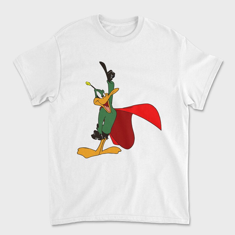 Tricou Barbati (Unisex), Cartoon Retro Duck Dodgers 6