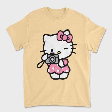 Cartoon Retro Hello Kitty 1, Tricou Barbati (Unisex)