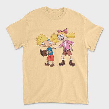 Cartoon Retro Hey Arnold 1, Tricou Barbati (Unisex)