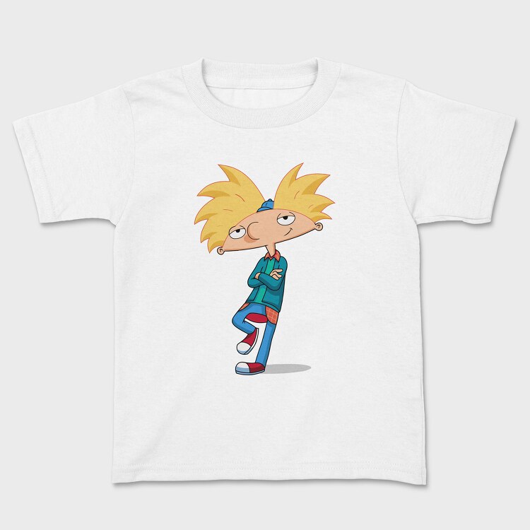 Tricou Copii, Cartoon Retro Hey Arnold 6