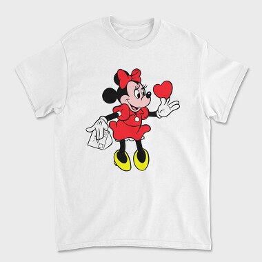 Cartoon Retro Minnie 2, Tricou Barbati (Unisex)