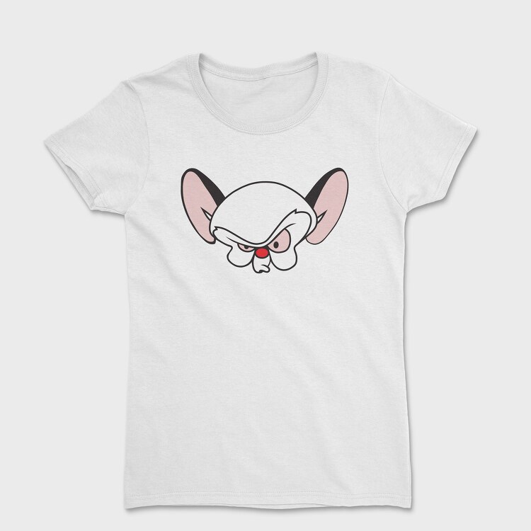 Tricou Femei, Cartoon Retro Pinky and Cerebro 2