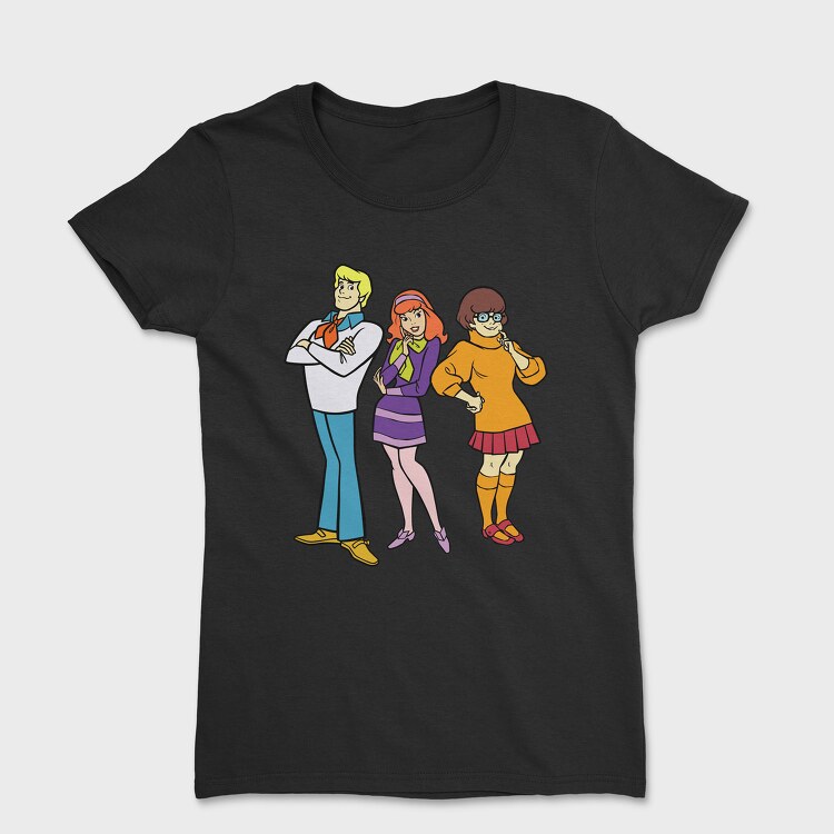 Tricou Femei, Cartoon Retro Scooby Doo 1