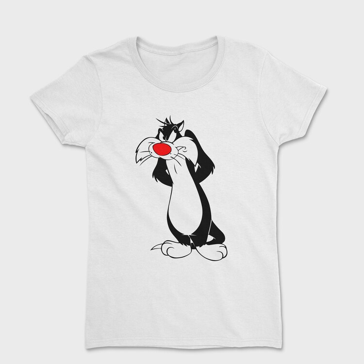 Tricou Femei, Cartoon Retro Silvestre 6