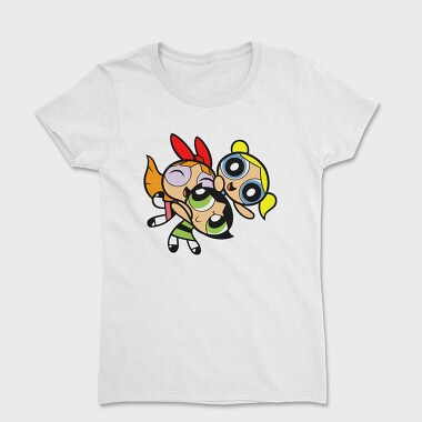 Cartoon Retro the Powerpuff Girls 1, Tricou Femei