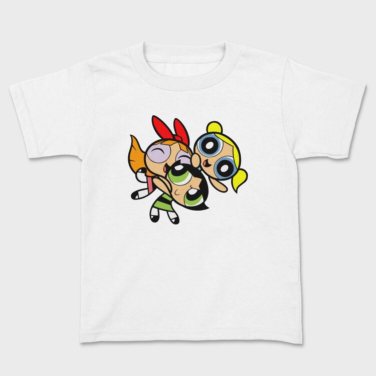 Tricou Copii, Cartoon Retro the Powerpuff Girls 1