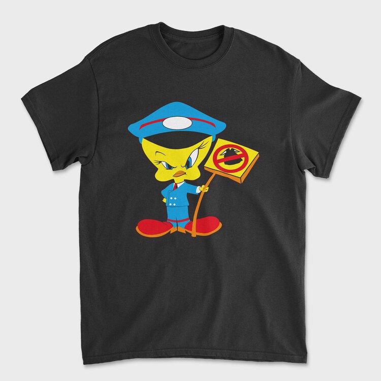 Tricou Barbati (Unisex), Cartoon Retro Tweety 2