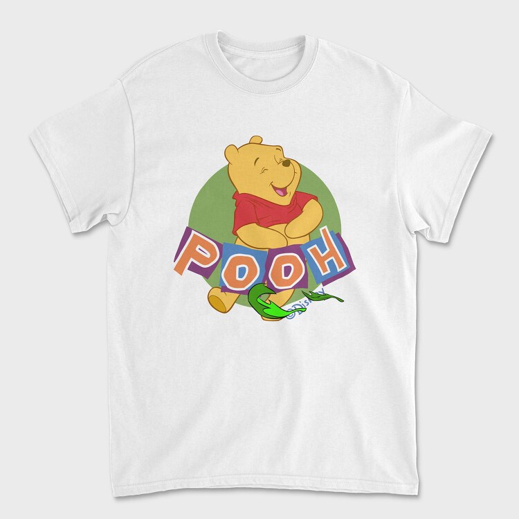 Tricou Barbati (Unisex), Cartoon Retro Winnie the Pooh 2