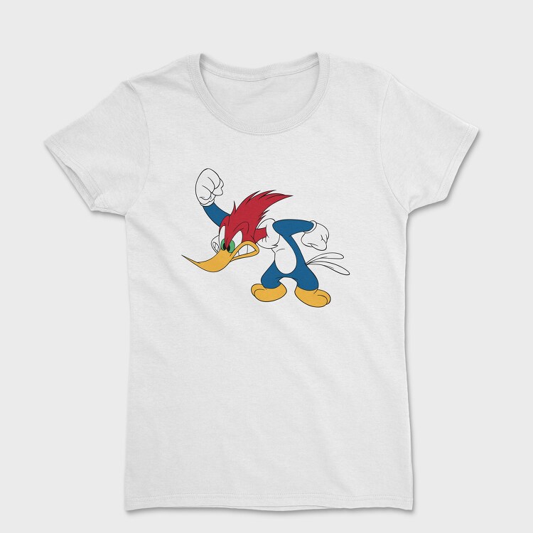 Tricou Femei, Cartoon Retro Woody Woodpecker 5