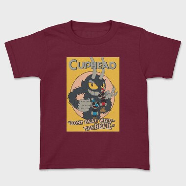 Tricou Copii, Cuphead 8