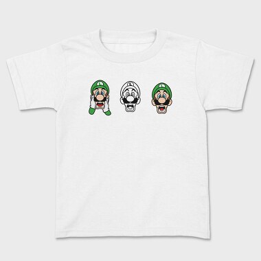 Luigi Scream 1 2, Tricou Copii