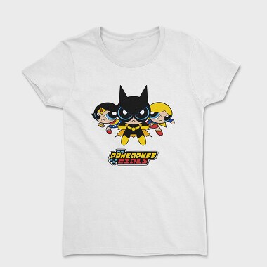 The Powerpuff Girls Wonderwoman Batgirl, Tricou Femei