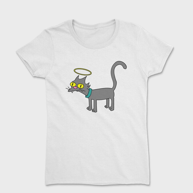 Tricou Femei, Vector Simpsons Cat2