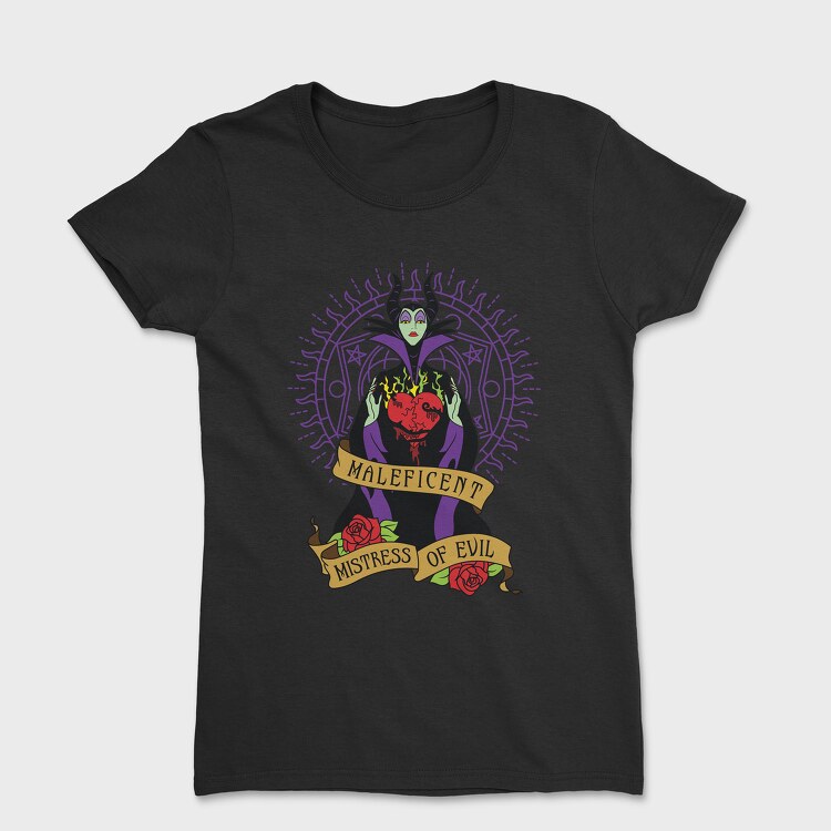 Villanas Disney Malefica C, Tricou Femei