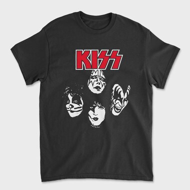Kiss Lightning Bolt, Tricou Barbati (Unisex)