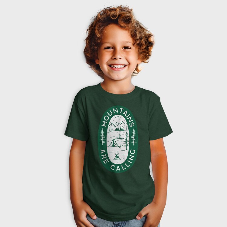 Mountains Are Calling Green, Tricou Copii