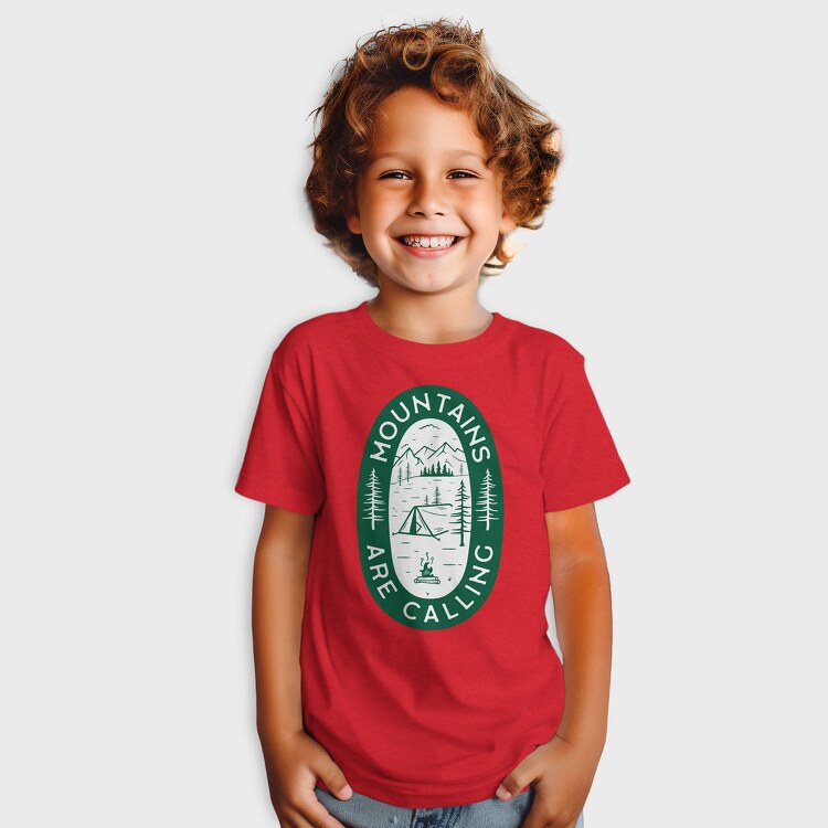 Mountains Are Calling Green, Tricou Copii